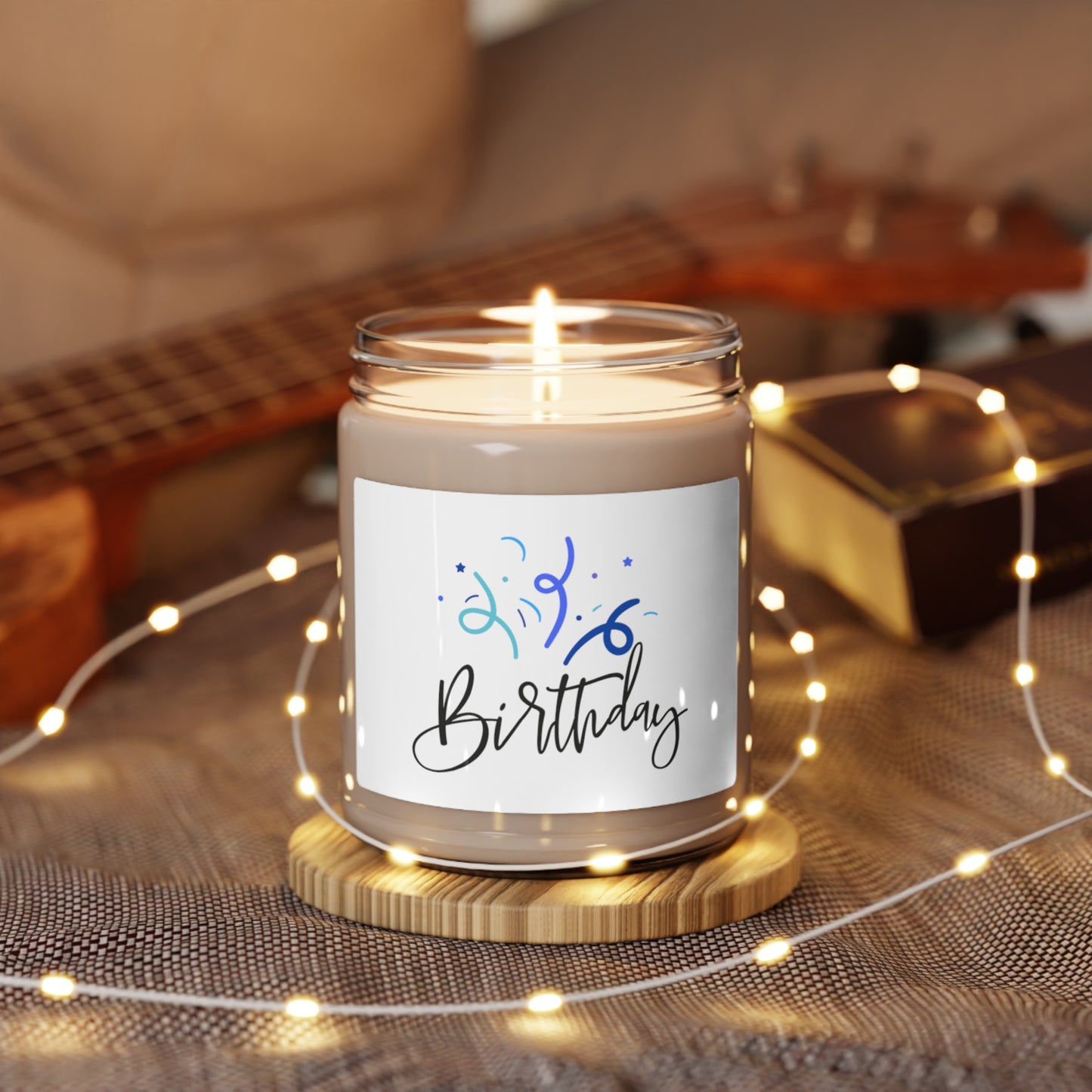 Happy Birthday, Birthday Celebration, Confetti Candle Various Scented Soy Candle, 9oz