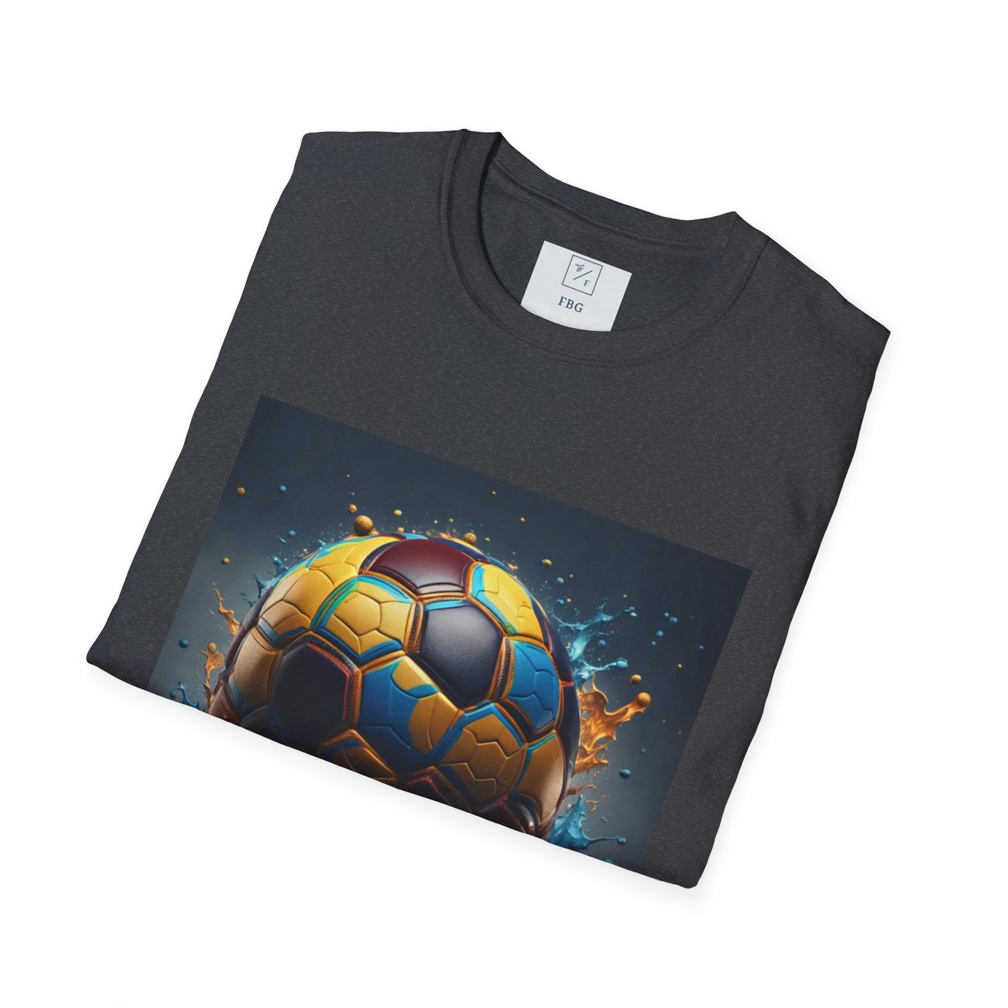Soccer Splash Unisex Softstyle T-Shirt